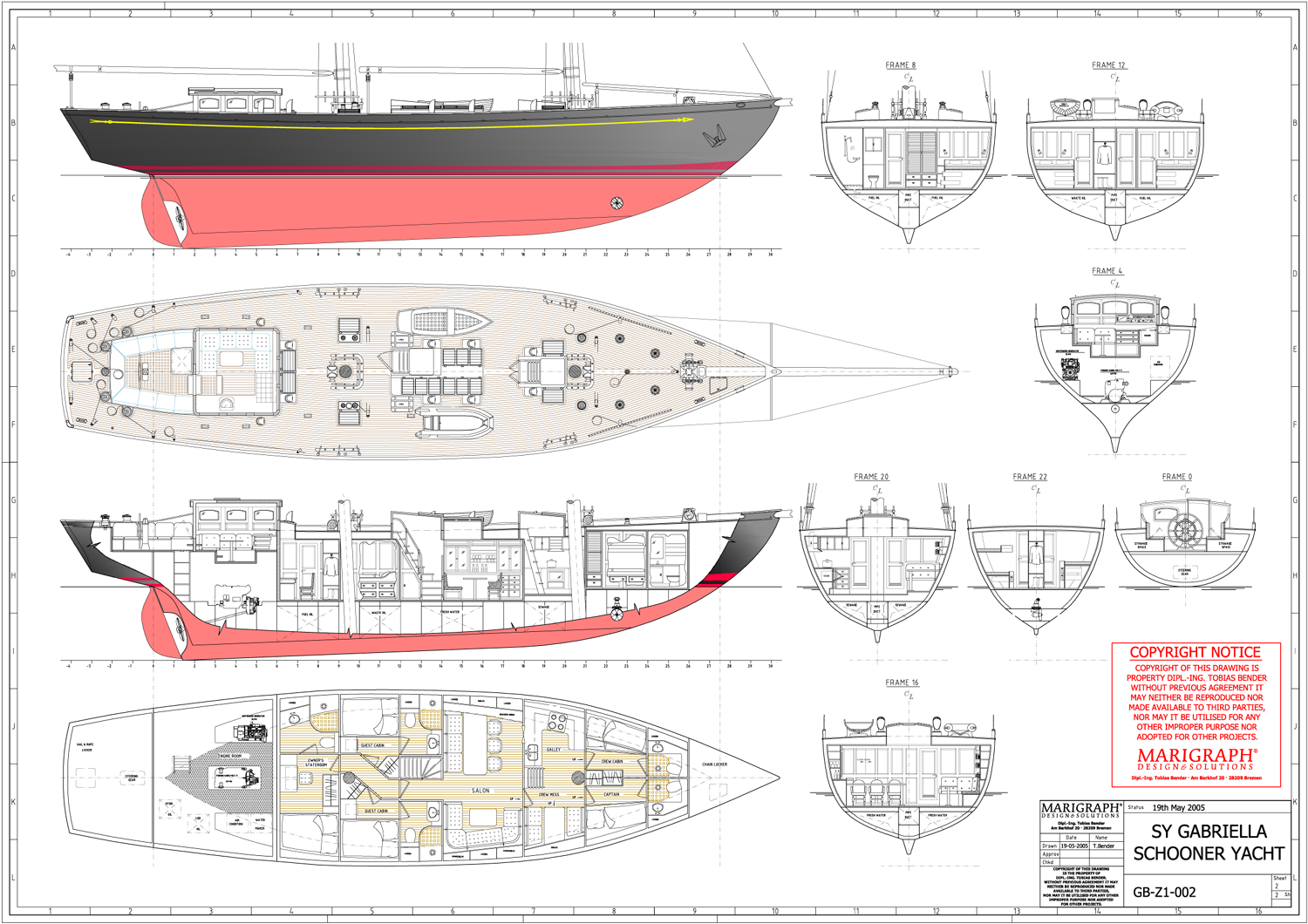 General arrangement Interior plan